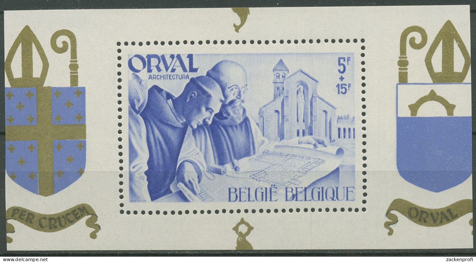 Belgien 1941 Wiederaufbau Der Abtei Orval 580 Postfrisch - Ungebraucht