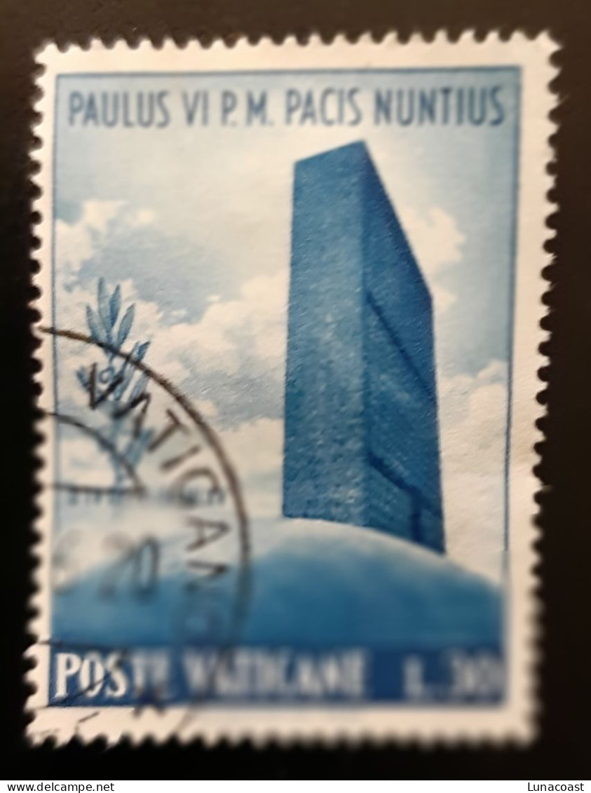 Vaticaanstad 1965 Used Mi #483,  30 Lire, Paulus VI - Usados
