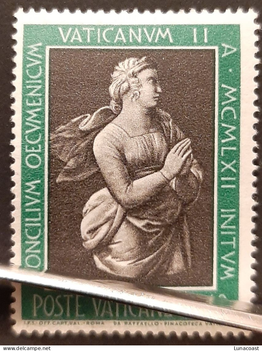Vaticaanstad 1962 MNH Mi #412**  10 Lire Concilium - Unused Stamps