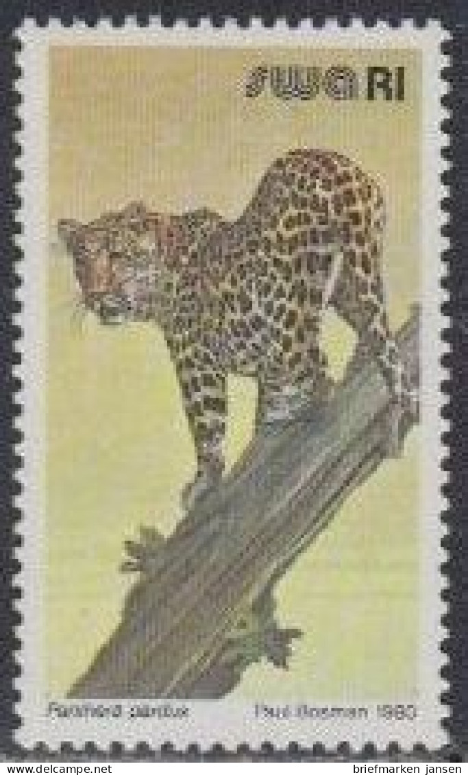 Südwestafrika Mi.Nr. 491x Freim. Wildlebende Säugetiere, Leopard (1) - Namibië (1990- ...)