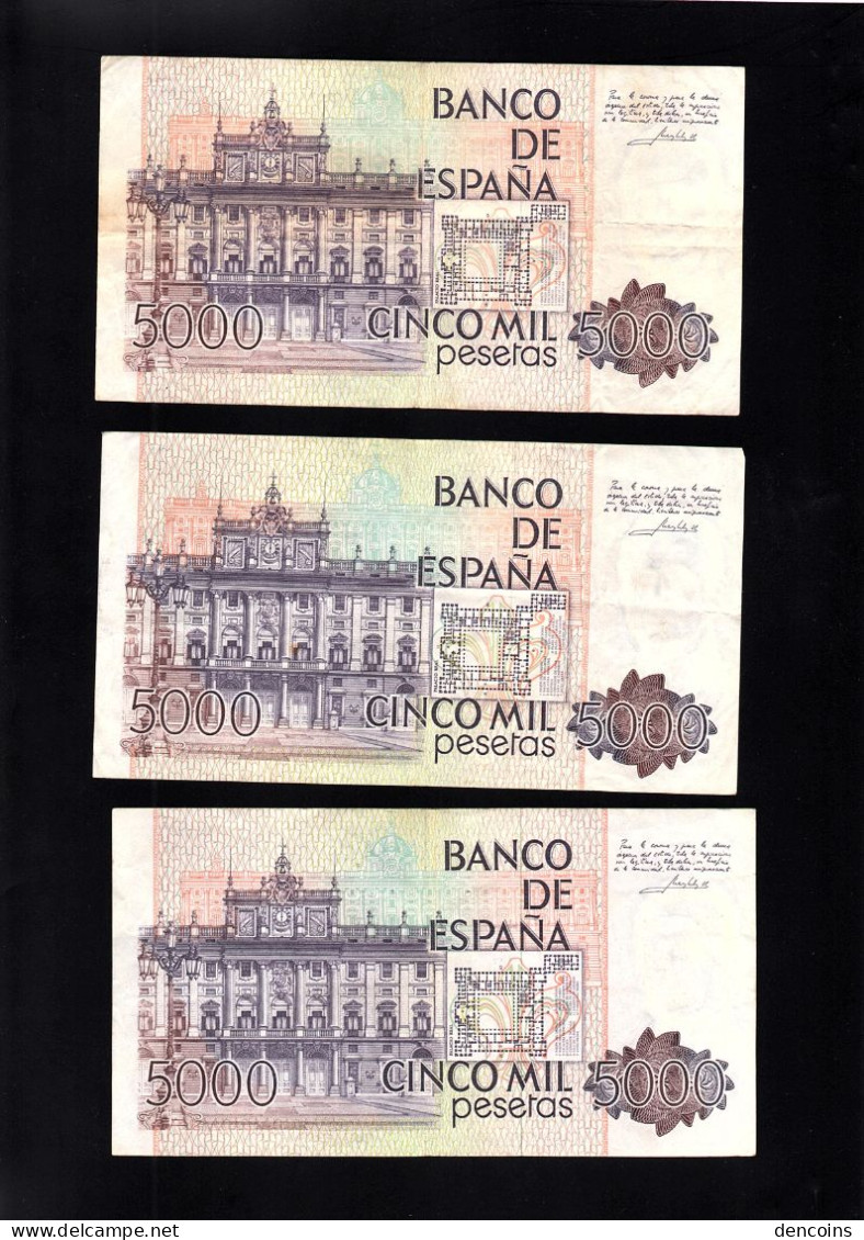 ESPAÑA P-160  5000 Pesetas  1979   LEER DESCRIPCION - [ 4] 1975-…: Juan Carlos I.