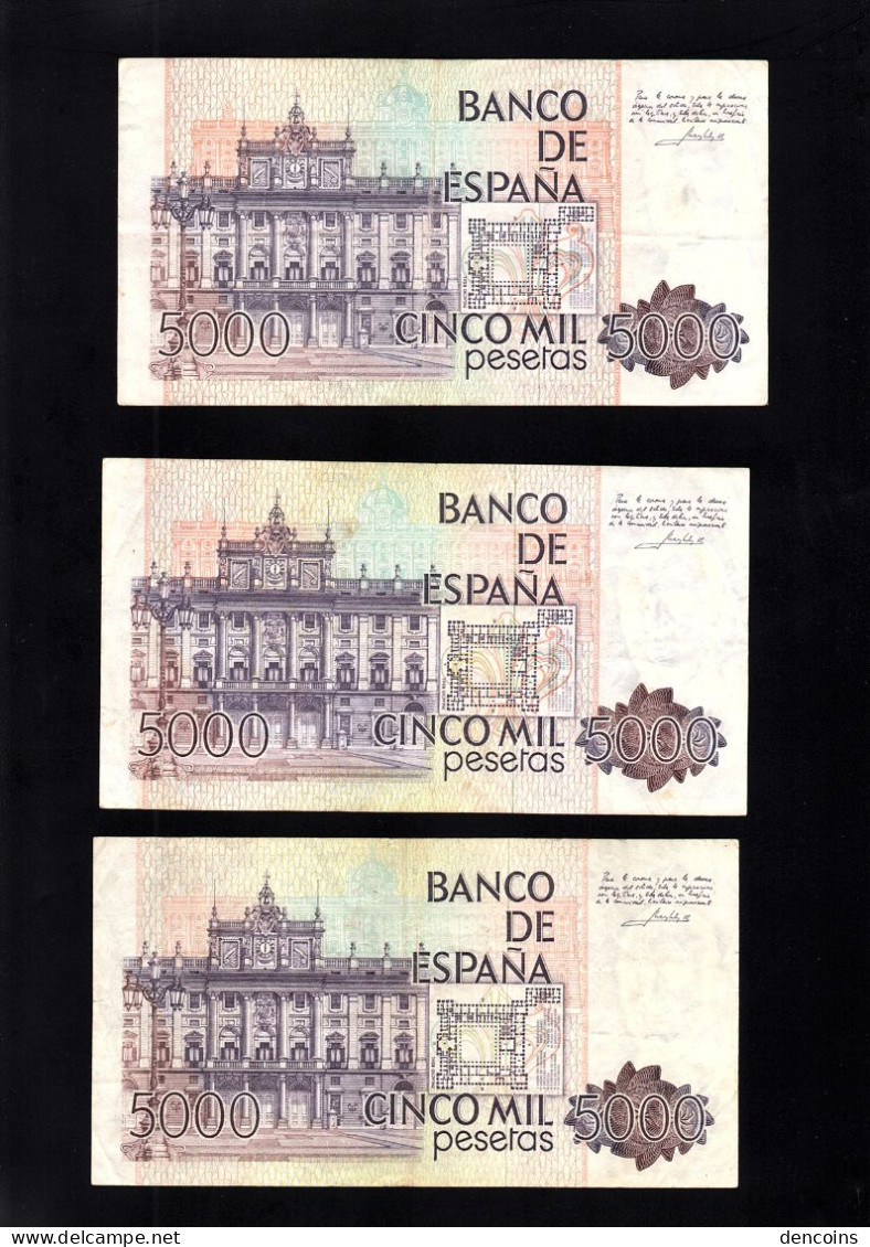 ESPAÑA P-160  5000 Pesetas  1979   LEER DESCRIPCION - [ 4] 1975-… : Juan Carlos I