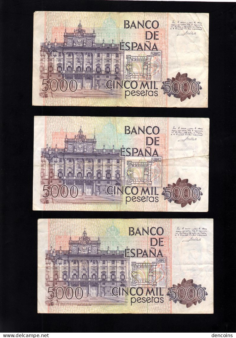 ESPAÑA P-160  5000 Pesetas  1979   LEER DESCRIPCION - [ 4] 1975-… : Juan Carlos I