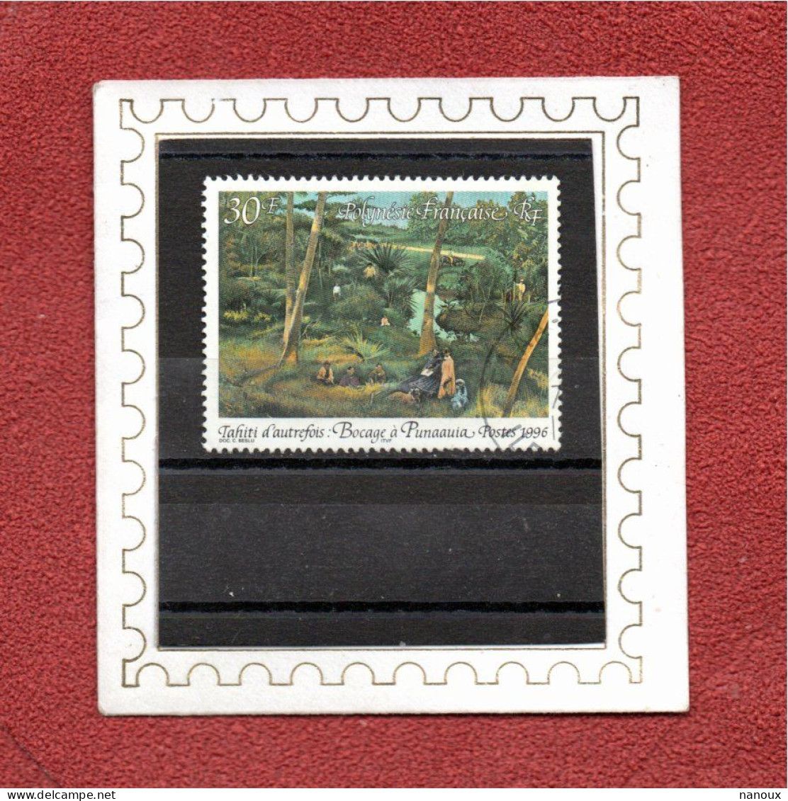 Timbre Oblitère De Polynésie Française  1996 - Used Stamps