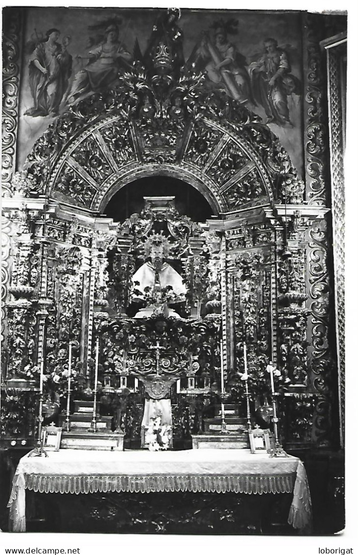 ERMITA DE SAN SATURIO, ALTAR MAYOR / ST. SATURIOUS HERMITAGE, MAIN ALTAR.-  SORIA.- ( ESPAÑA ). - Soria