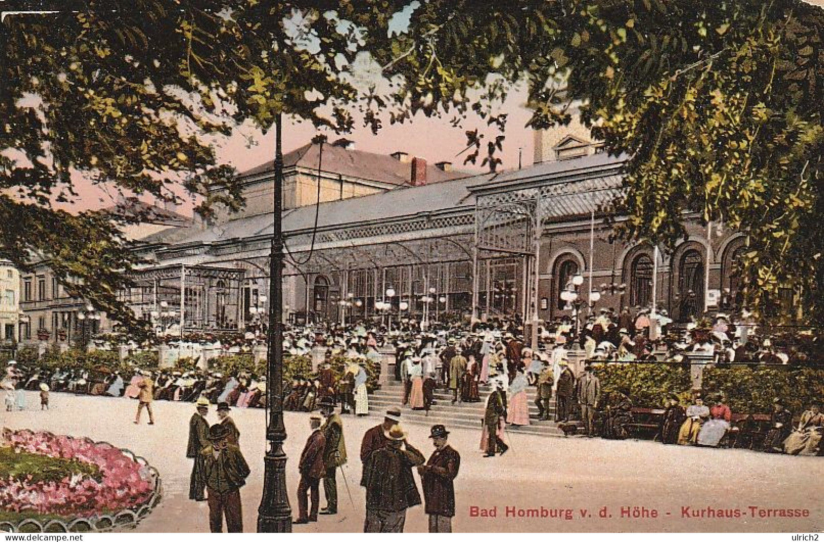 AK Bad Homburg Vor Der Höhe - Kurhaus-Terrasse - Ca. 1910 (68355) - Bad Homburg