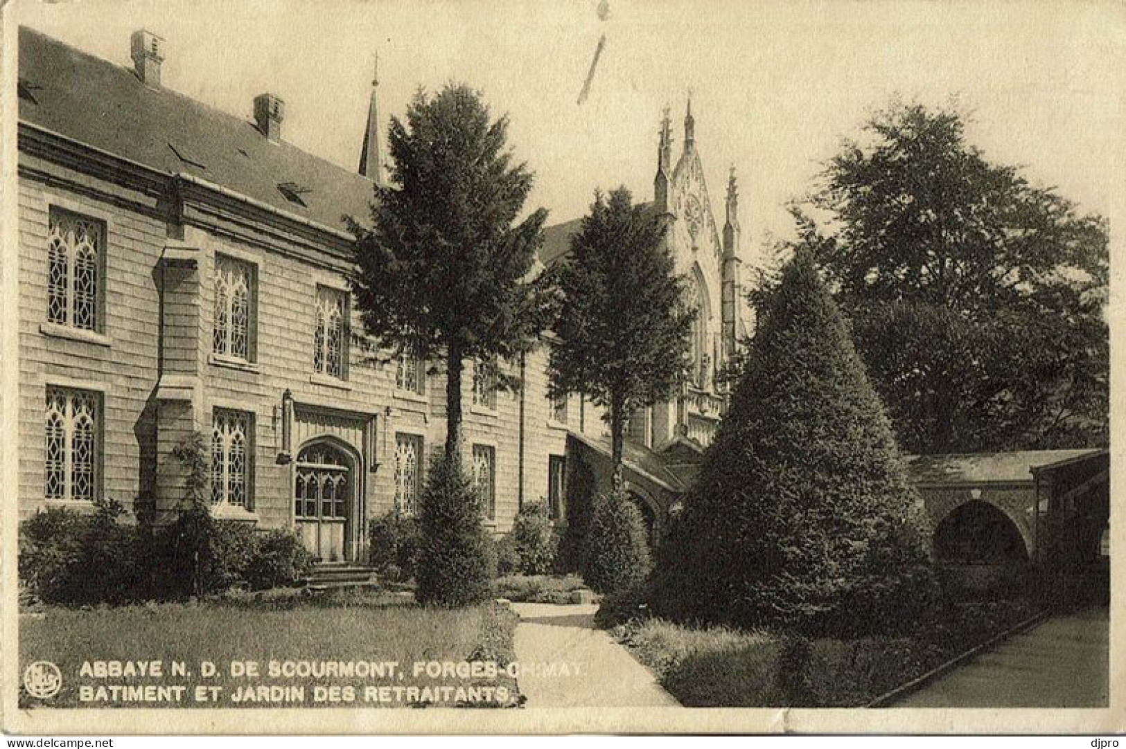 FORGES LEZ CHIMAY   Abbaye  N D De Scourmont  Timbre  490 Belge - Chimay