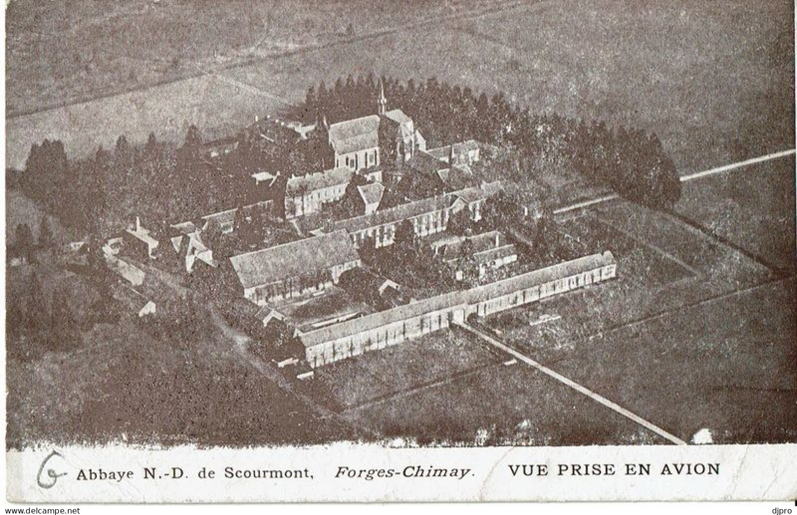 FORGES LEZ CHIMAY   Abbaye  N D De Scourmont Vue Prise  En Avion - Chimay