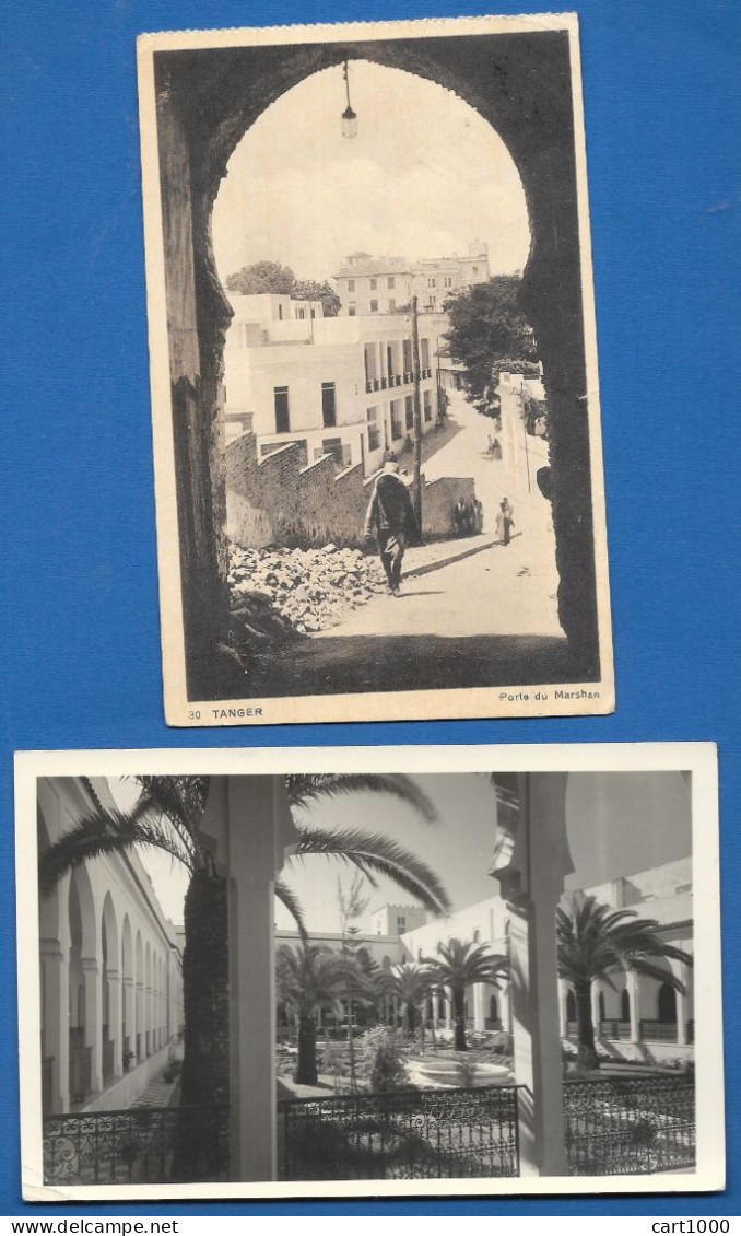 OVERSTAMP TANGIER ON CARD 1952/1955 N°H408 - Oficinas En  Marruecos / Tanger : (...-1958