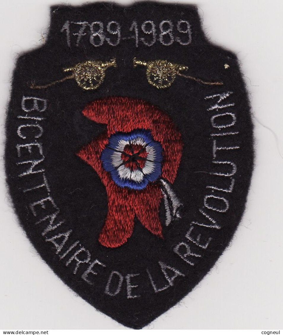 écusson Bicentenaire De La Révolution Française - 1789 - 1989 - Escudos En Tela
