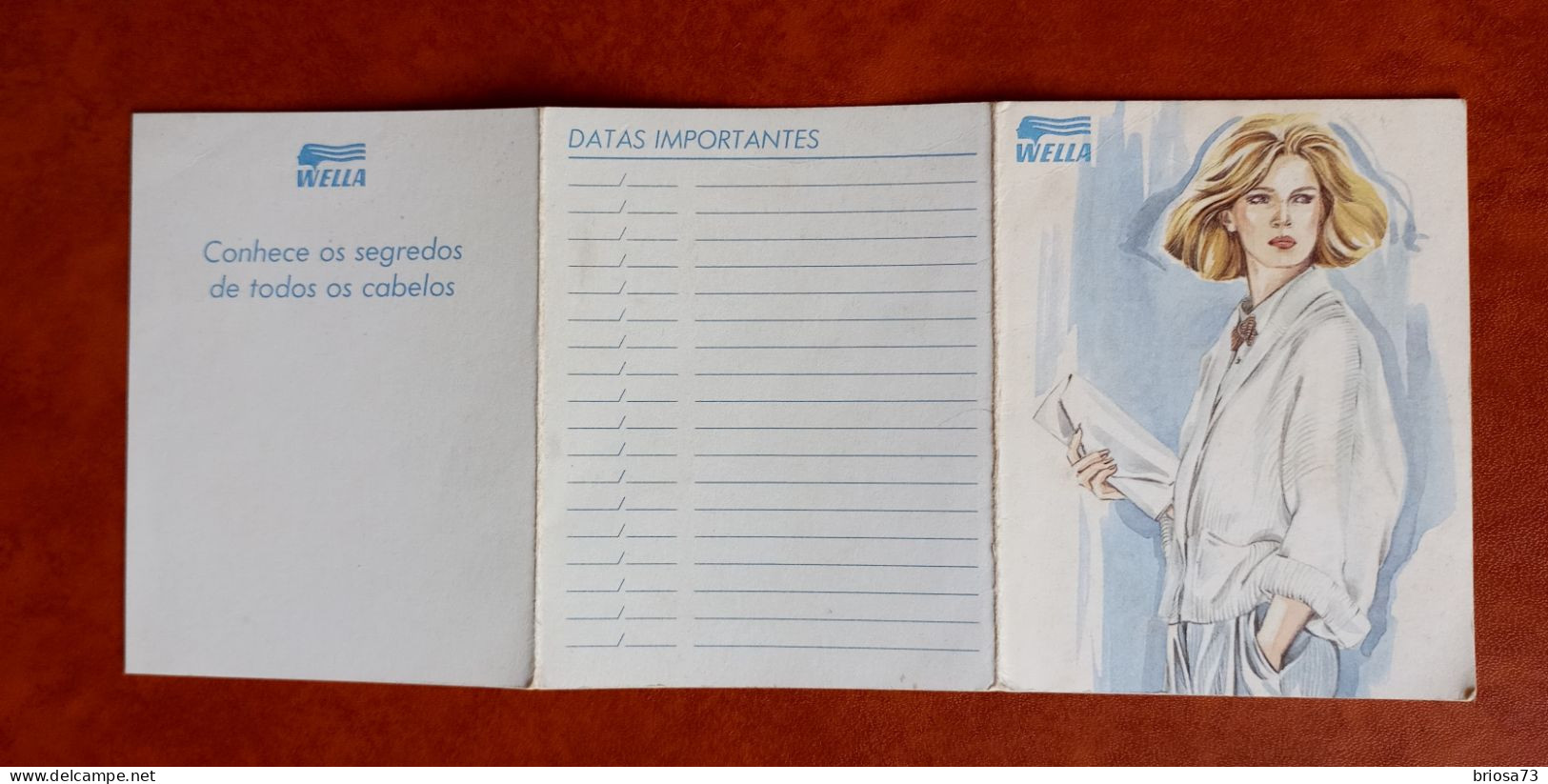 Calendrier De Poche, WELLA - Tamaño Pequeño : 1981-90