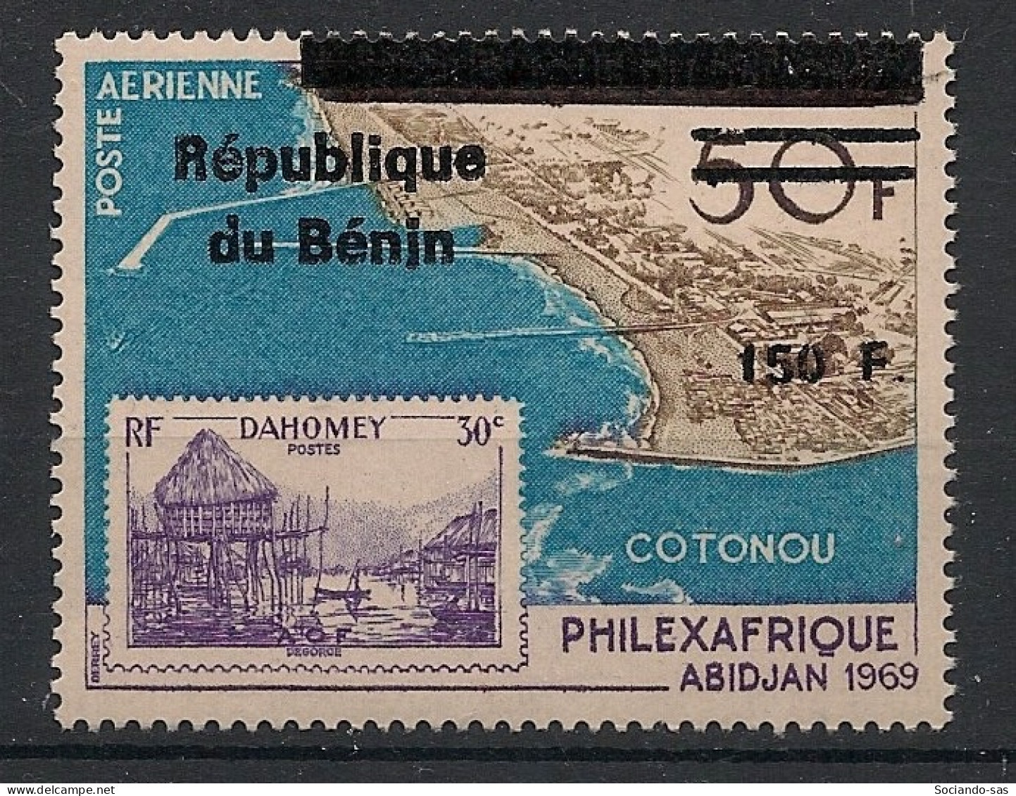 BENIN - 1996 - N°Mi. 739 - Philexafrique 150F / 30F - Neuf Luxe ** / MNH / Postfrisch - Bénin – Dahomey (1960-...)