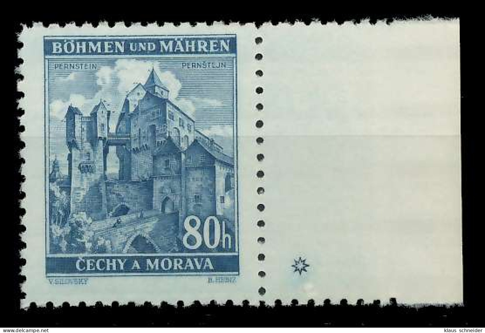 BÖHMEN MÄHREN 1939-1940 Nr 40PlSt1R Postfrisch X82869A - Unused Stamps