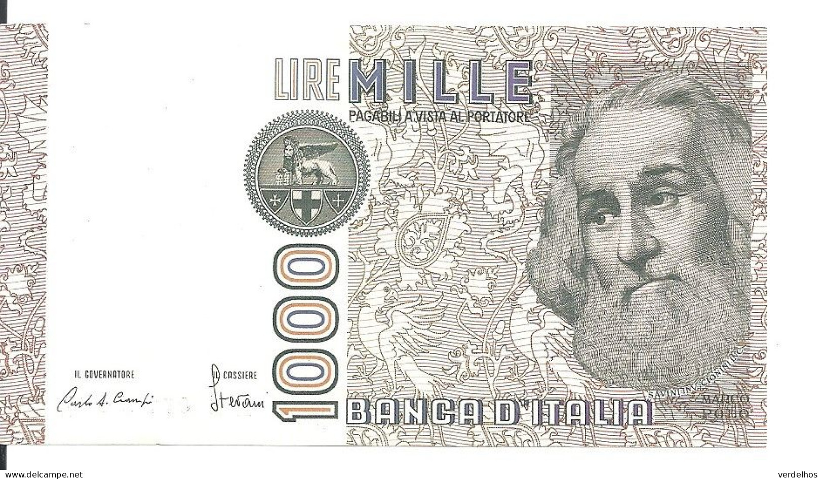 ITALIE 1000 LIRE 1982 UNC P 109 A - 1.000 Lire