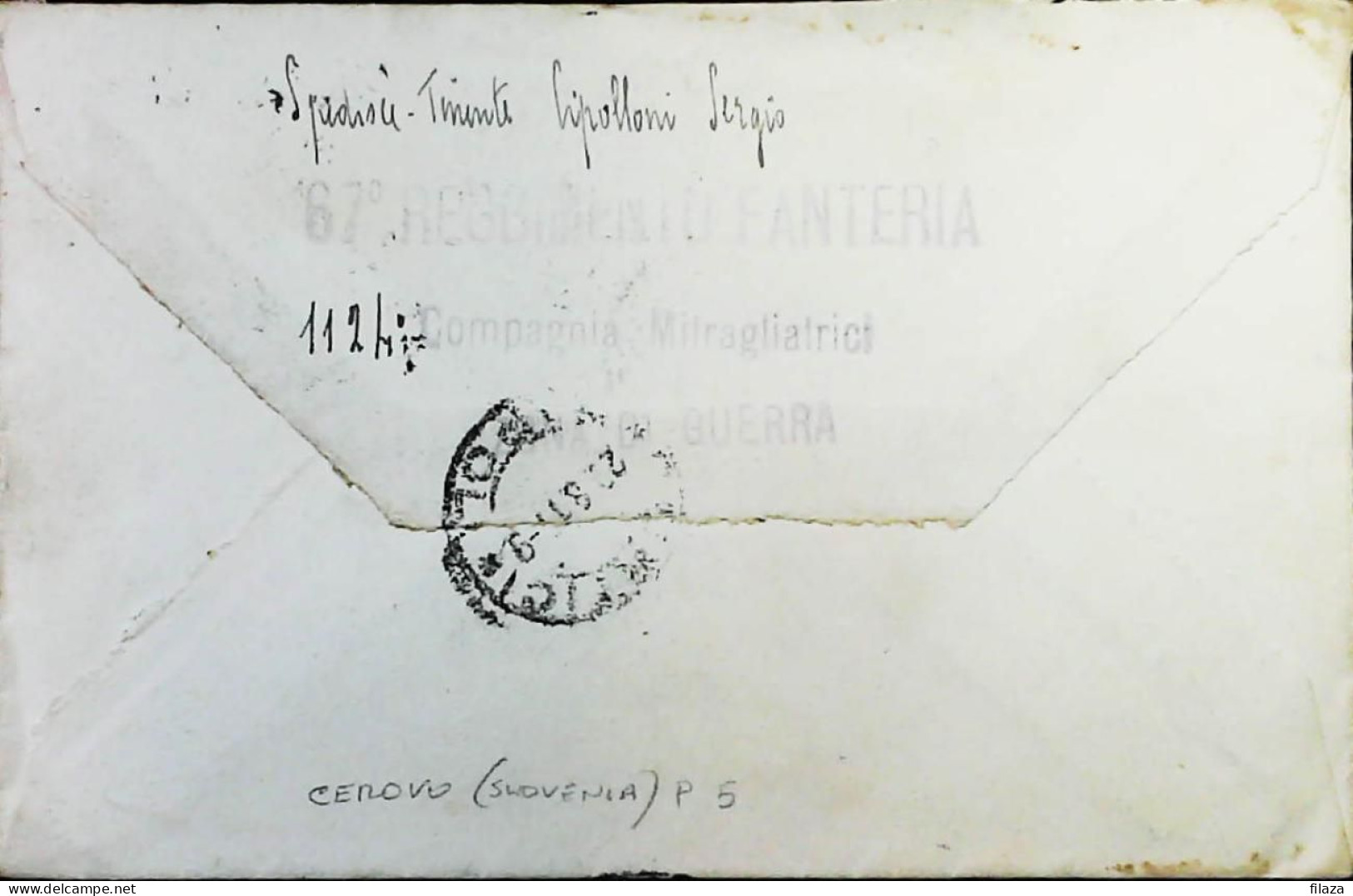 ITALY - WW1 – WWI Posta Militare 1915-1918 – S6548 - Military Mail (PM)