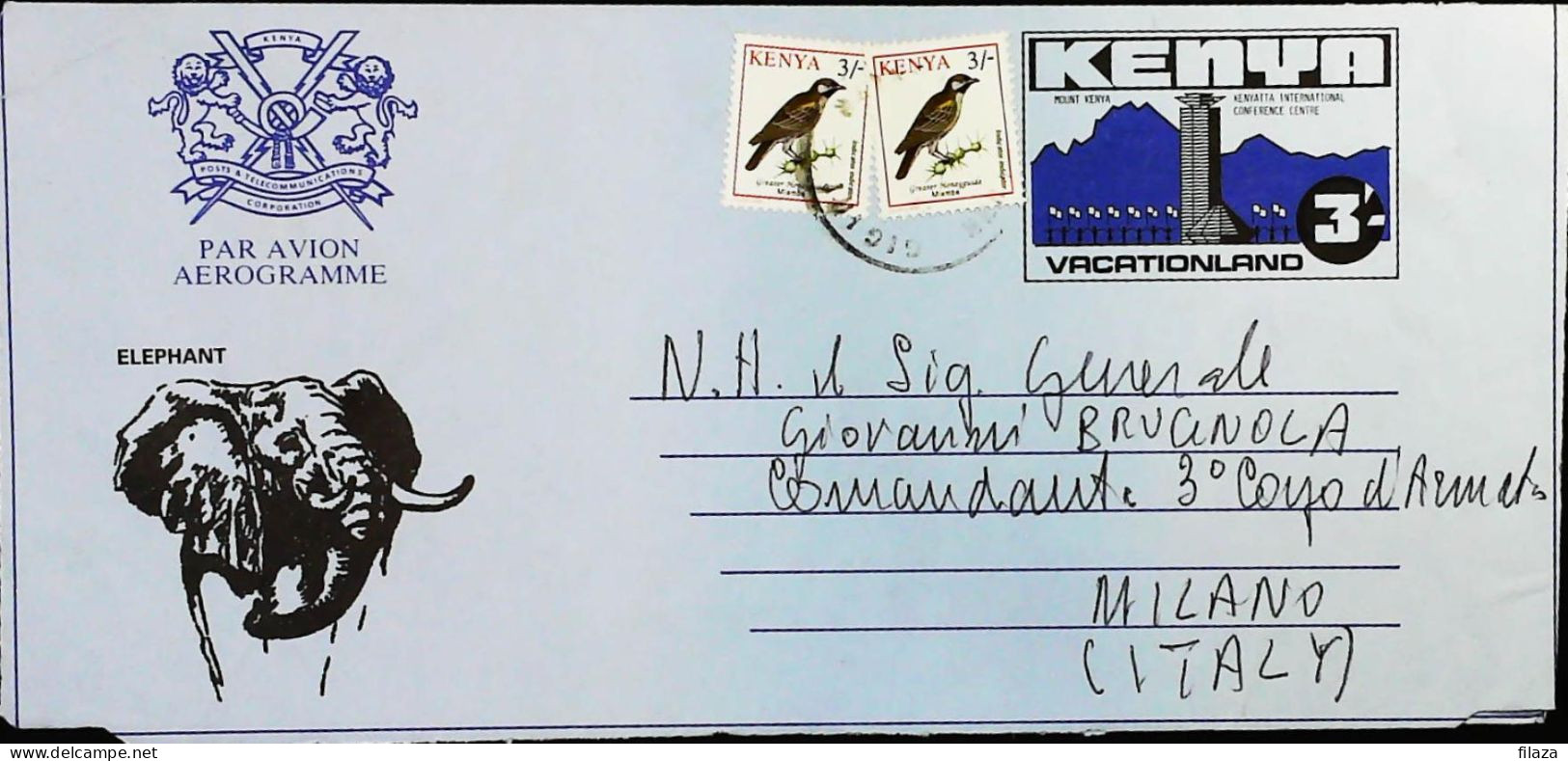 Italy - Military - Army Post Office In Somalia - ONU - ITALFOR - IBIS - Kenya - S6676 - 1991-00: Storia Postale