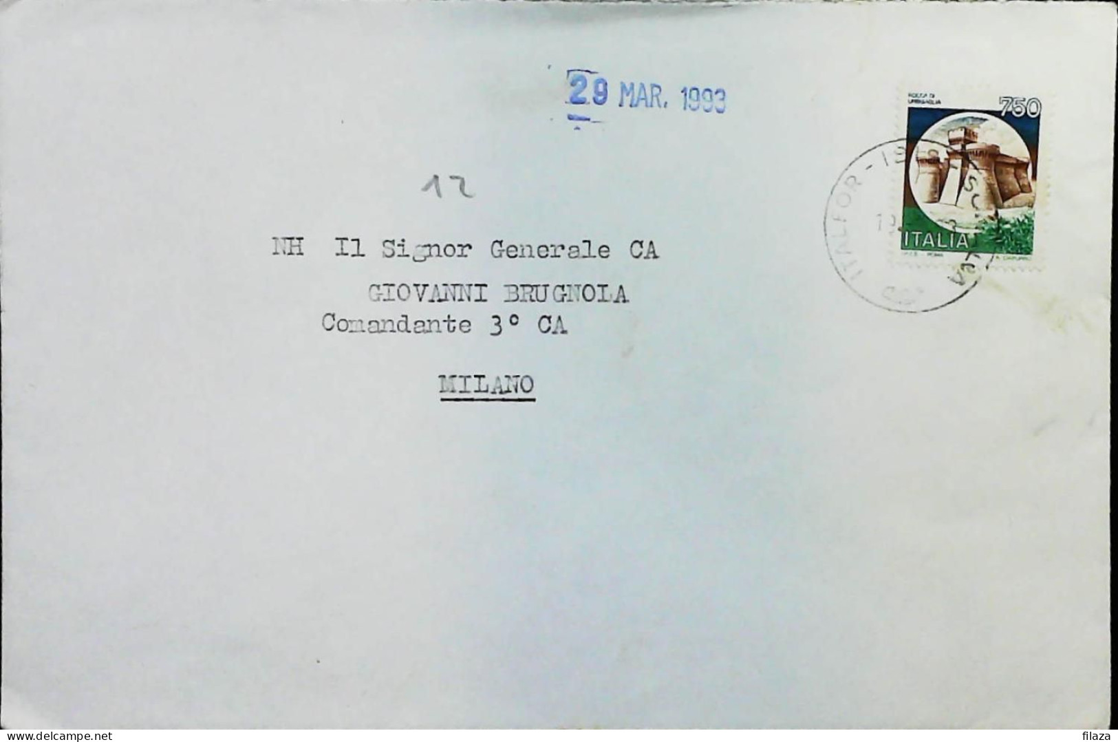 Italy - Military - Army Post Office In Somalia - ONU - ITALFOR - IBIS - S6615 - 1991-00: Storia Postale