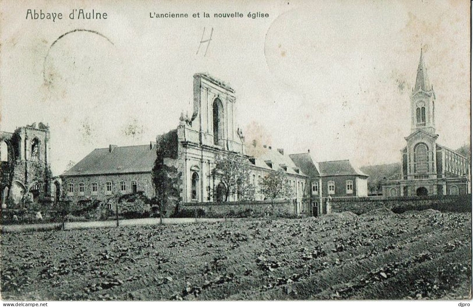 Abbaye D'Aulne  L'ancienne Et La Nouvelle Eglise - Thuin