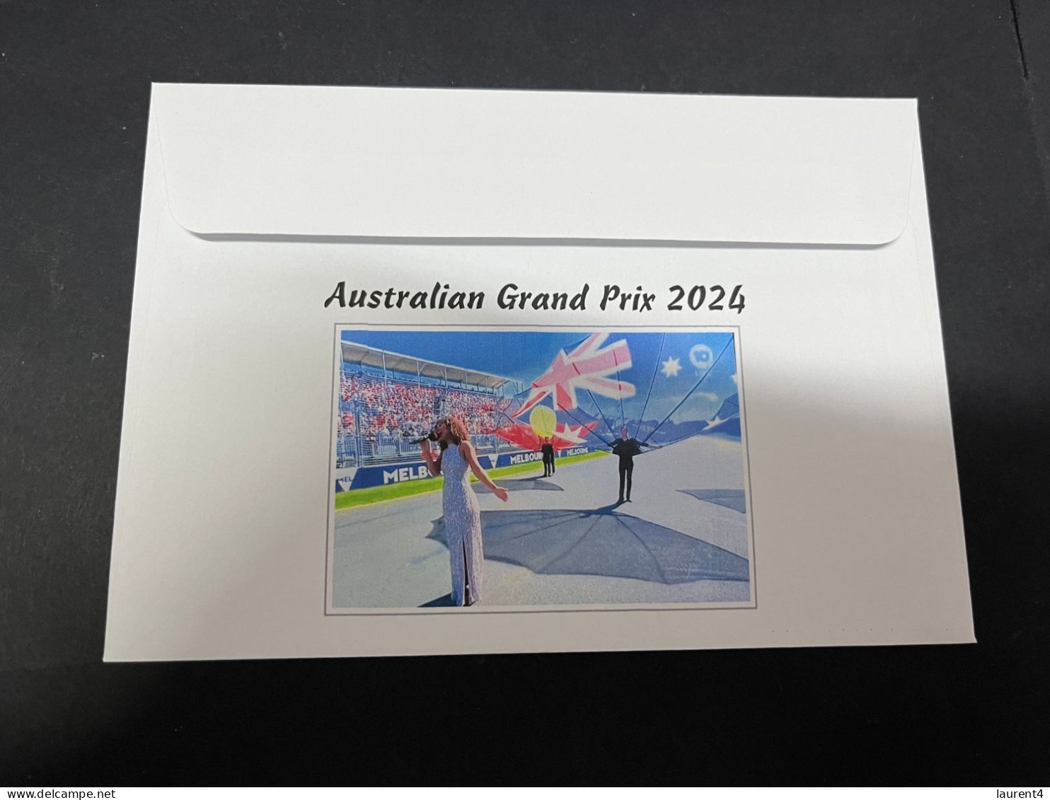 25-3-2024 (4 Y 2)  2024 Australia Grand Prix - Formula 1 Stamp - Oscar Piastry (4th) & Daniel Ricciardo (12th) Finish - Cars