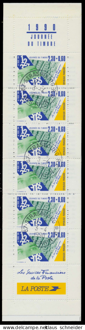 FRANKREICH MARKENHEFTCHEN Nr MH24 2826b Gestempelt MH S01AB7A - Dag Van De Postzegel