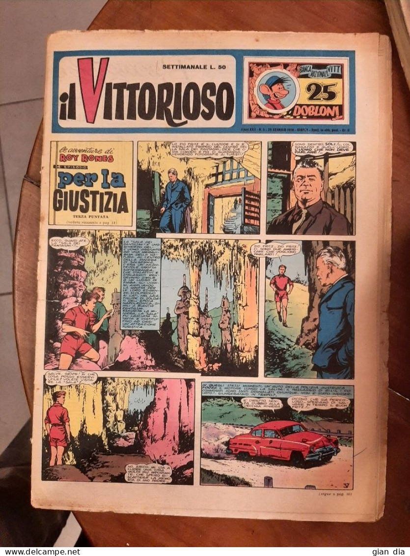 IL VITTORIOSO Ed.AVE.Mancolista RARISSIMI.Anni 1949-1964.MAGNUS(Roberto Raviola)disegno amatoriale.NO ACQUISTO DIRETTO