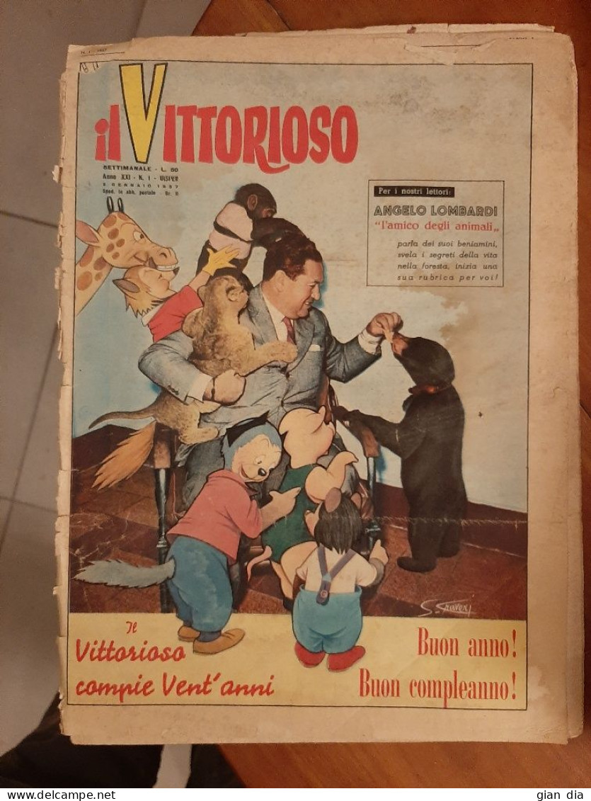 IL VITTORIOSO Ed.AVE.Mancolista RARISSIMI.Anni 1949-1964.MAGNUS(Roberto Raviola)disegno amatoriale.NO ACQUISTO DIRETTO