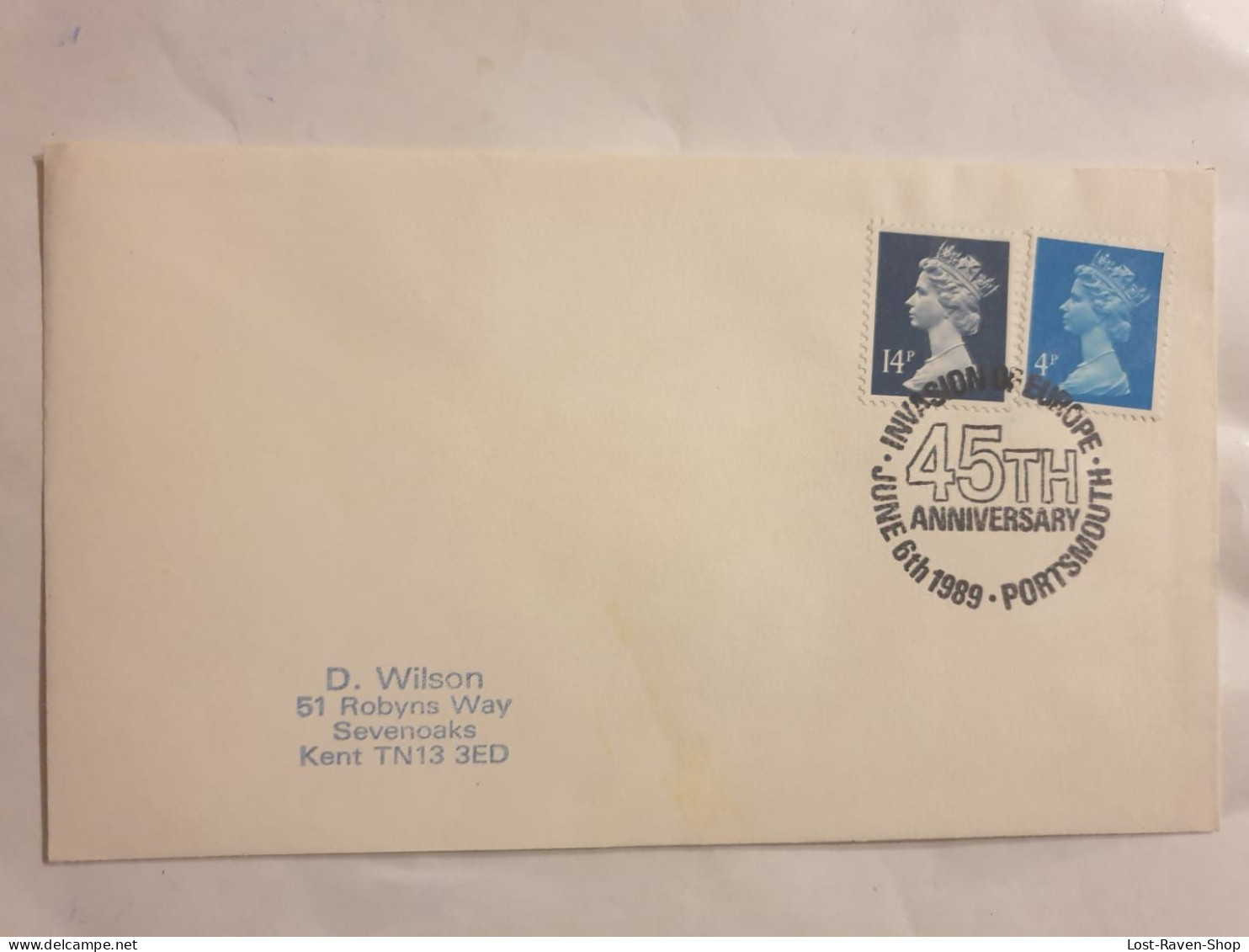 Stempel - 45th Anniversary Invasion Of Europe - Storia Postale