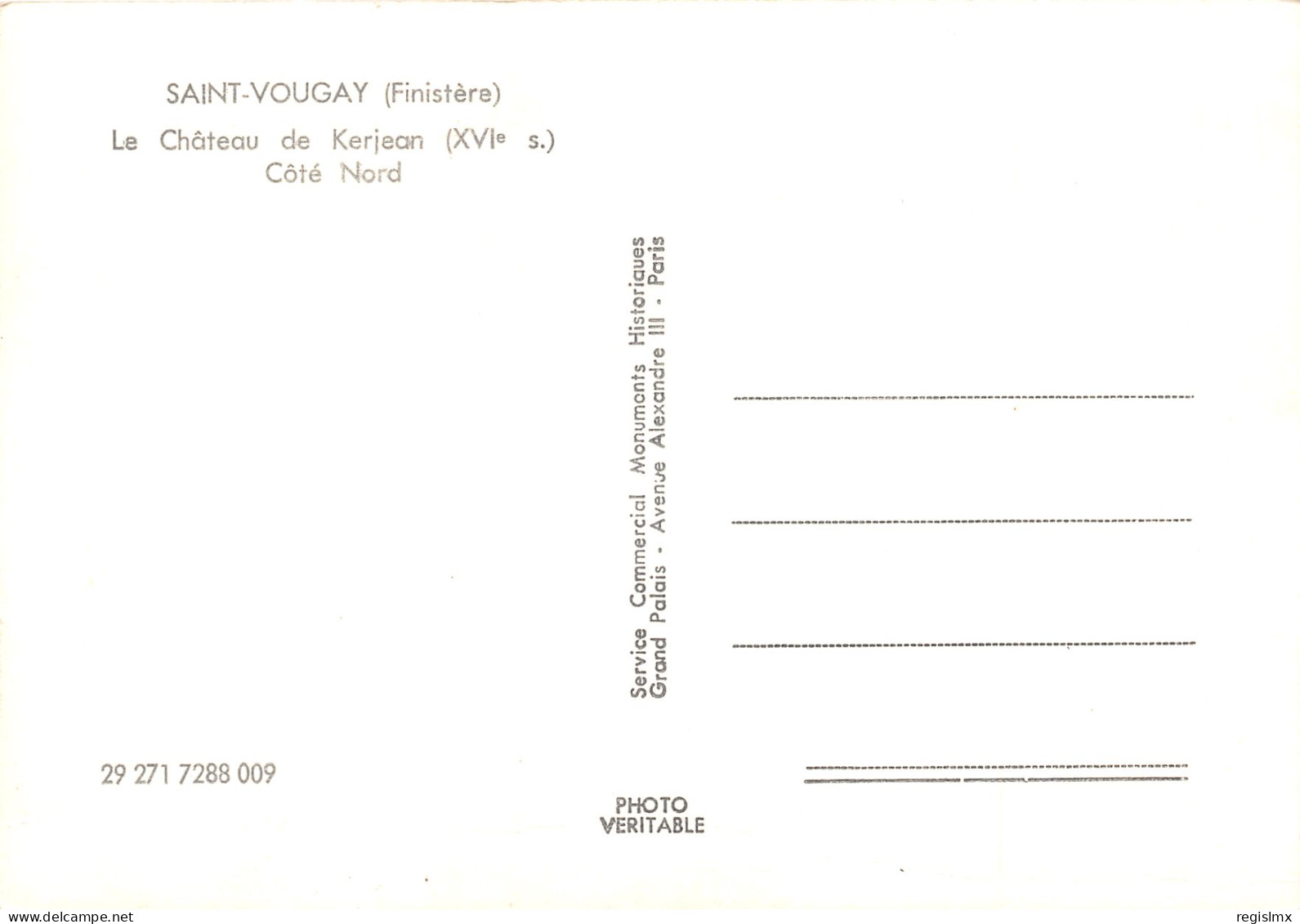 29-SAINT VOUGAY-N°T263-D/0055 - Saint-Vougay