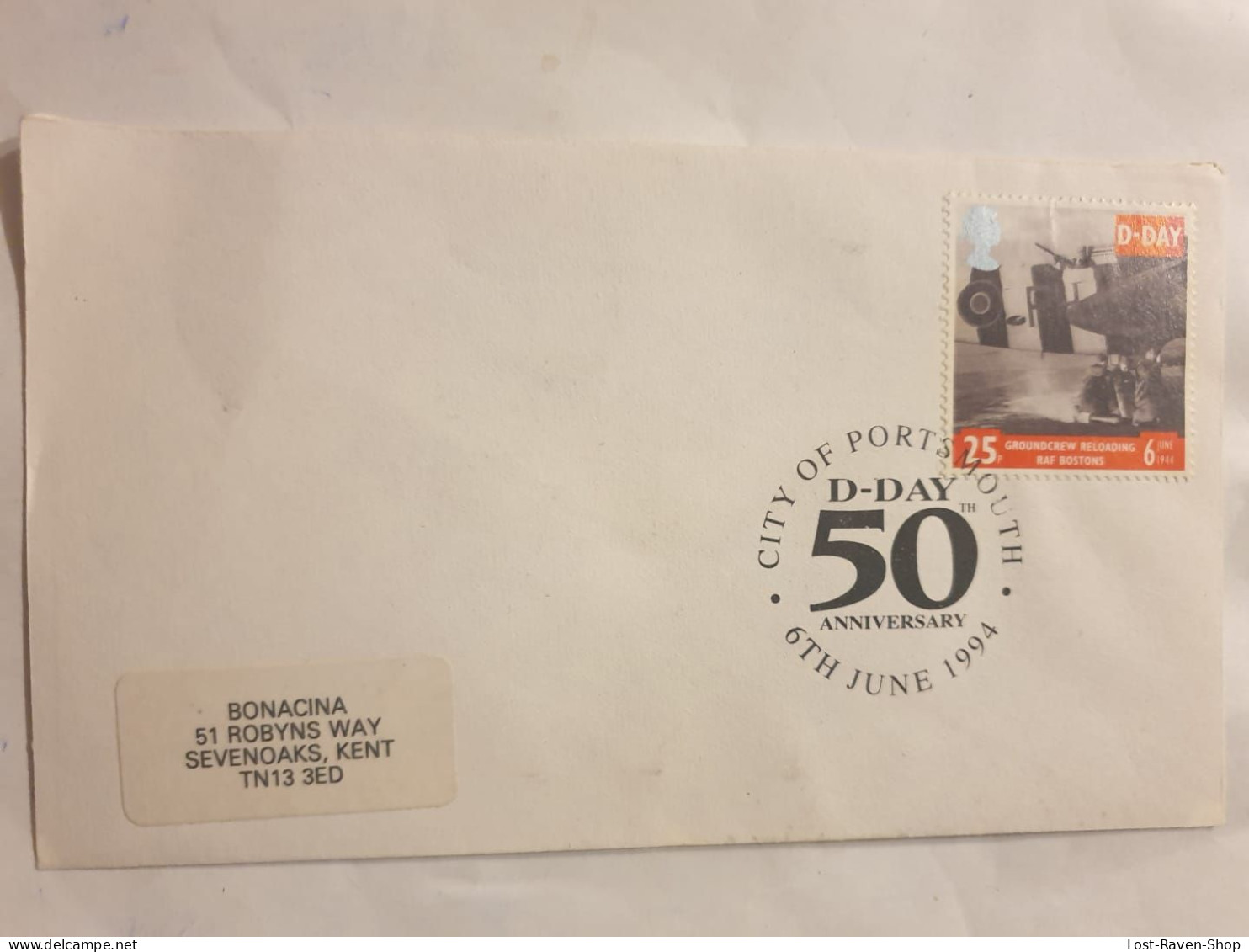 Stempel - City Of Portsmouth - D-Day 50 Anniversary - Postmark Collection