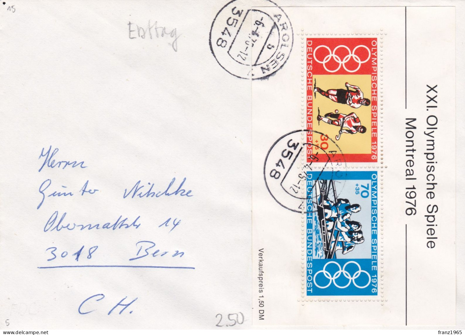 Germany - Olympic Games Montreal 1976 - 1975 - Ete 1976: Montréal