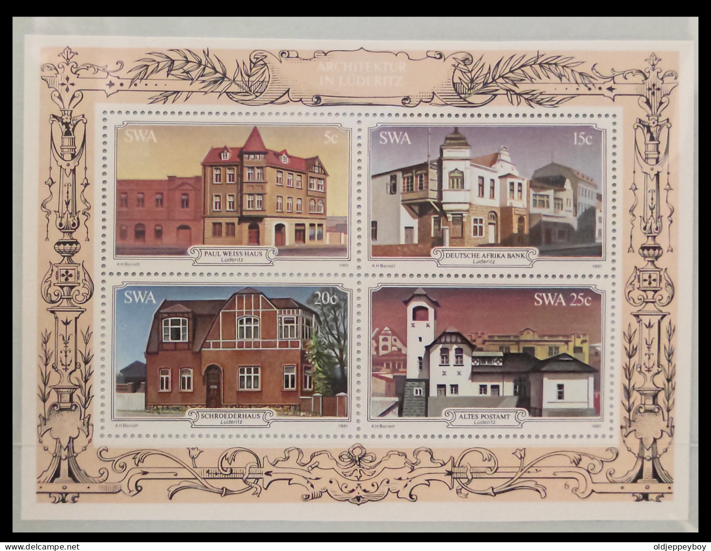 SWA, 1981, MNH Stamp(s )in MS, Luderitz, Michel Nr(s). Block 6, Scannr. F4154 - Südwestafrika (1923-1990)