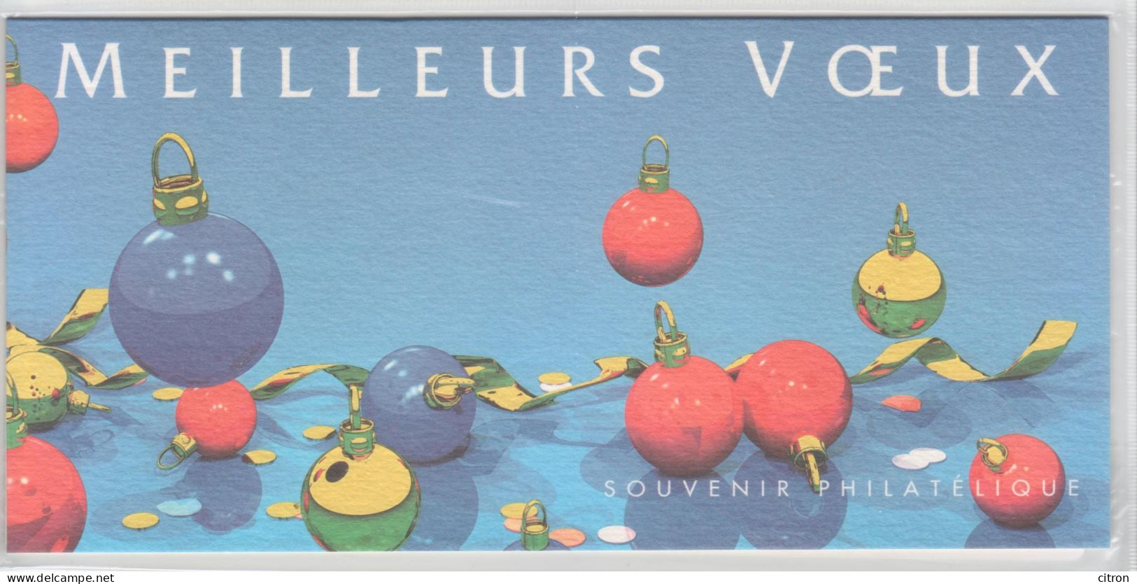 LOT 1607 FRANCE SOUVENIR PHILATELIQUE 2007 MEILLEURS VŒUX BOULES - Foglietti Commemorativi