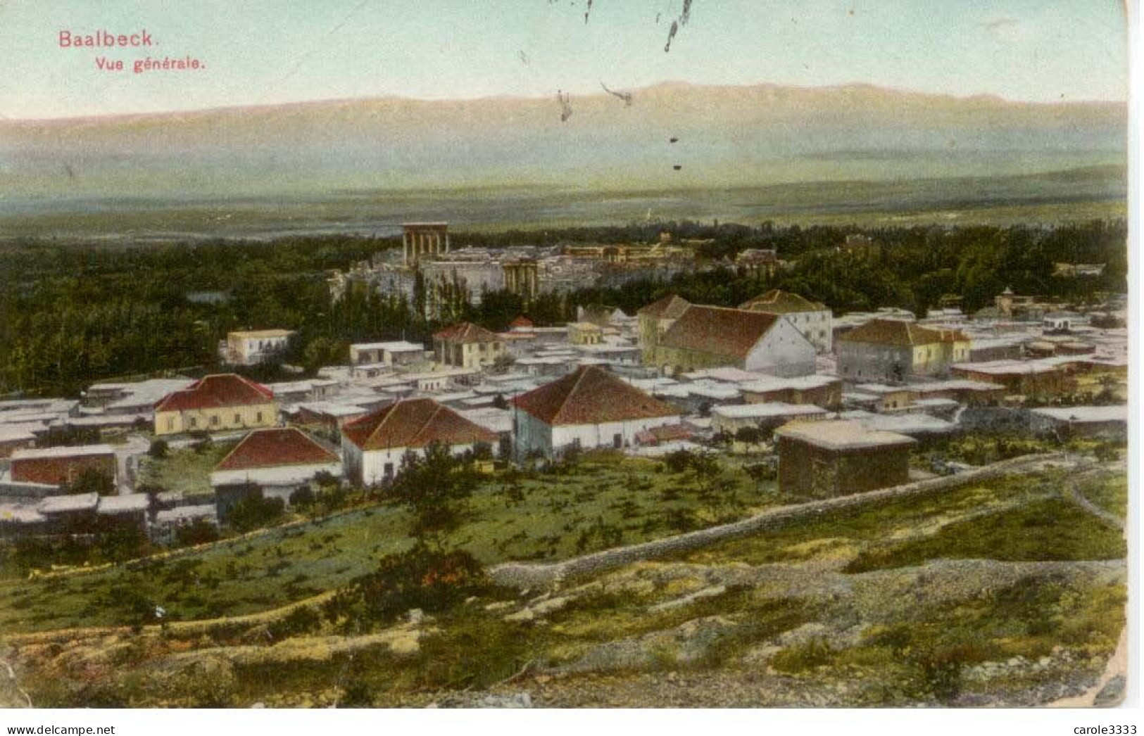 Liban - Lebanon - Baalbeck - Vue Générale - Libano