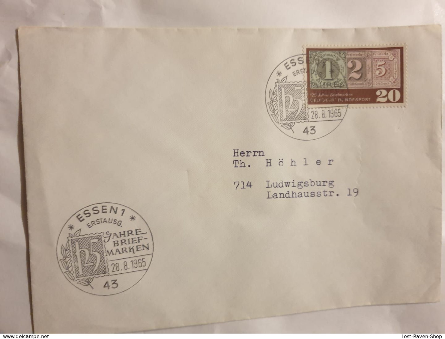 Erstausgabe 125 Jahre Briefmarken 1965 - 1961-1970