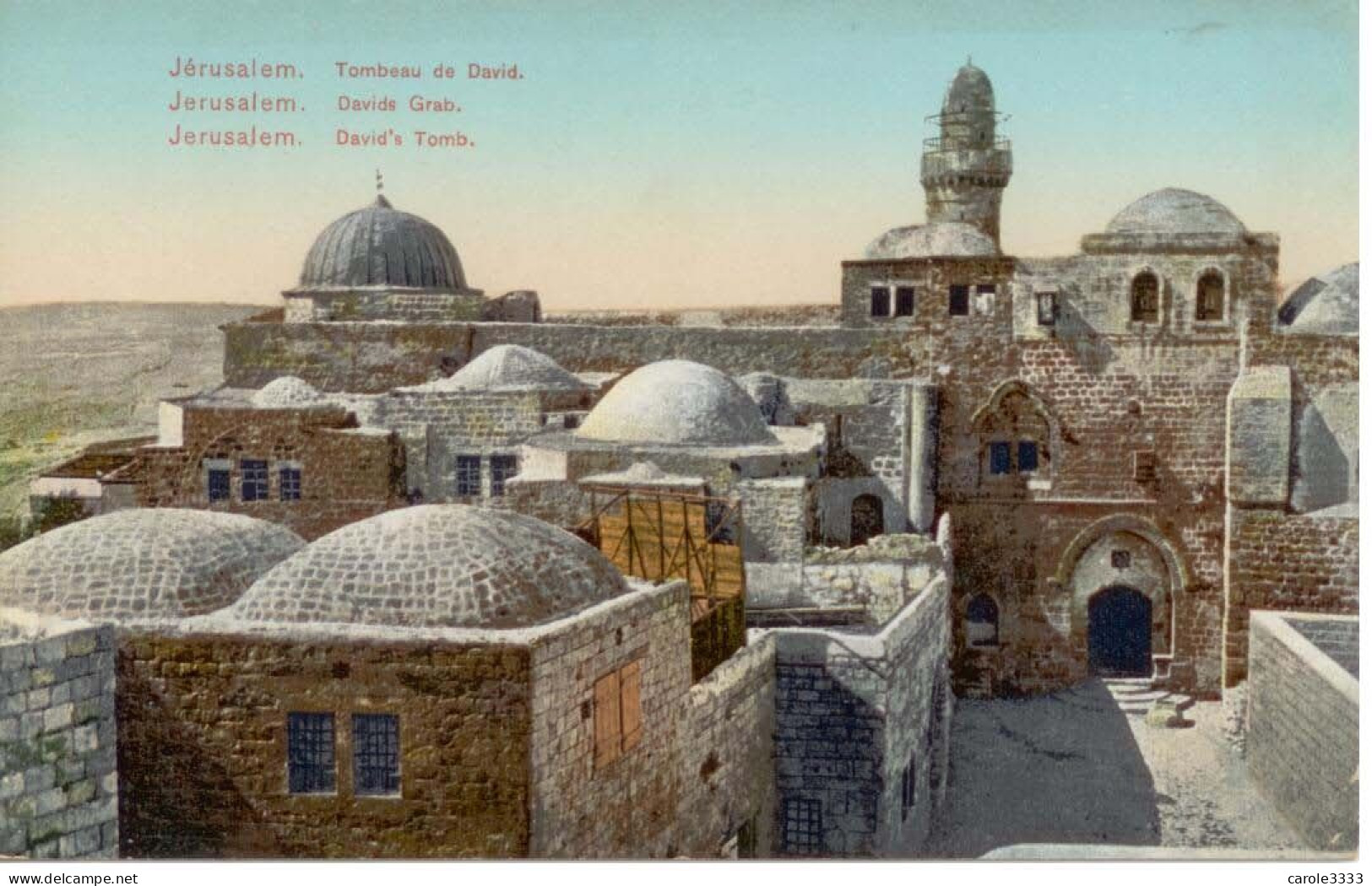 Palestine - Jérusalem - Tombeau De David (ed. Terzis) - Palestina