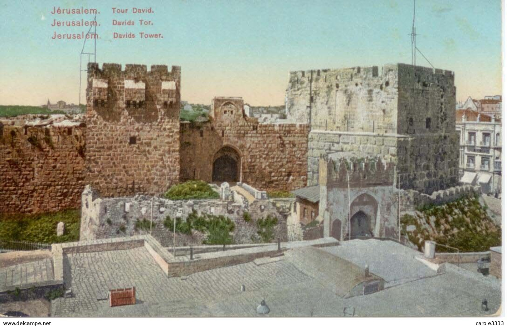 Palestine - Jérusalem - Tour De David (ed. Terzis) - Palästina