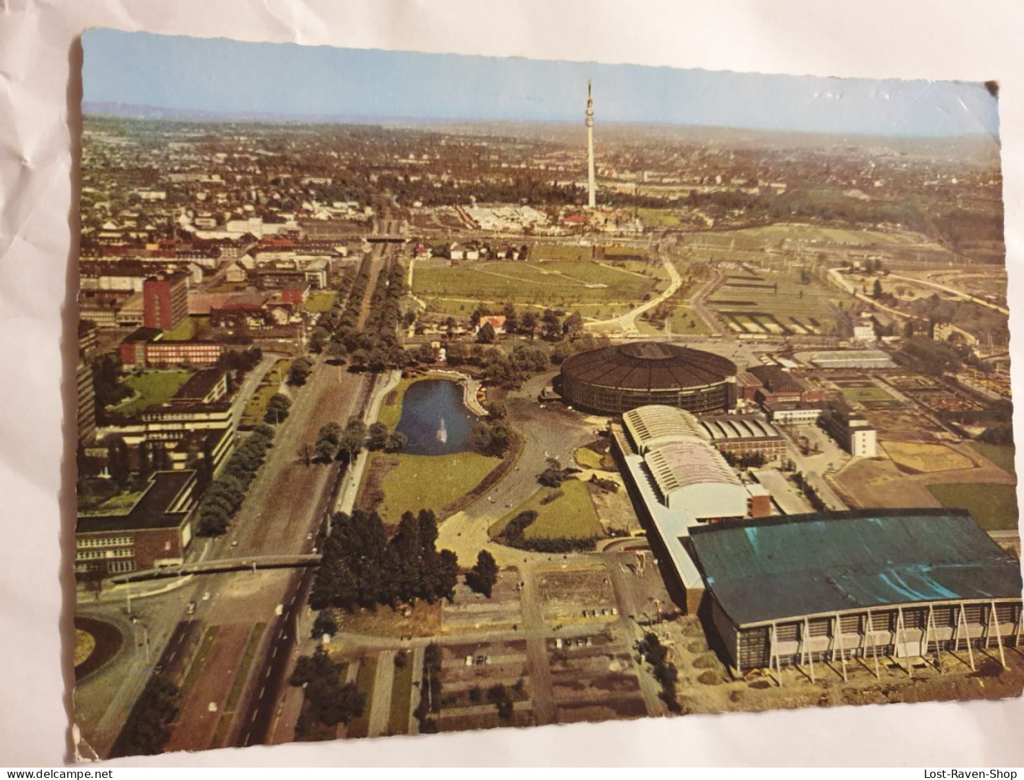 Dortmund - Blick Zum Westfalenpark Mit Florianturm, Westfalenhalle Und Neuer Halle Für Sonderschauen - Dortmund