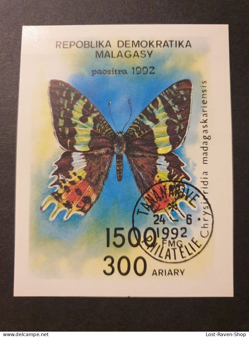 Madagaskar - Schmetterling - Ariary 1992 - Madagascar (1960-...)