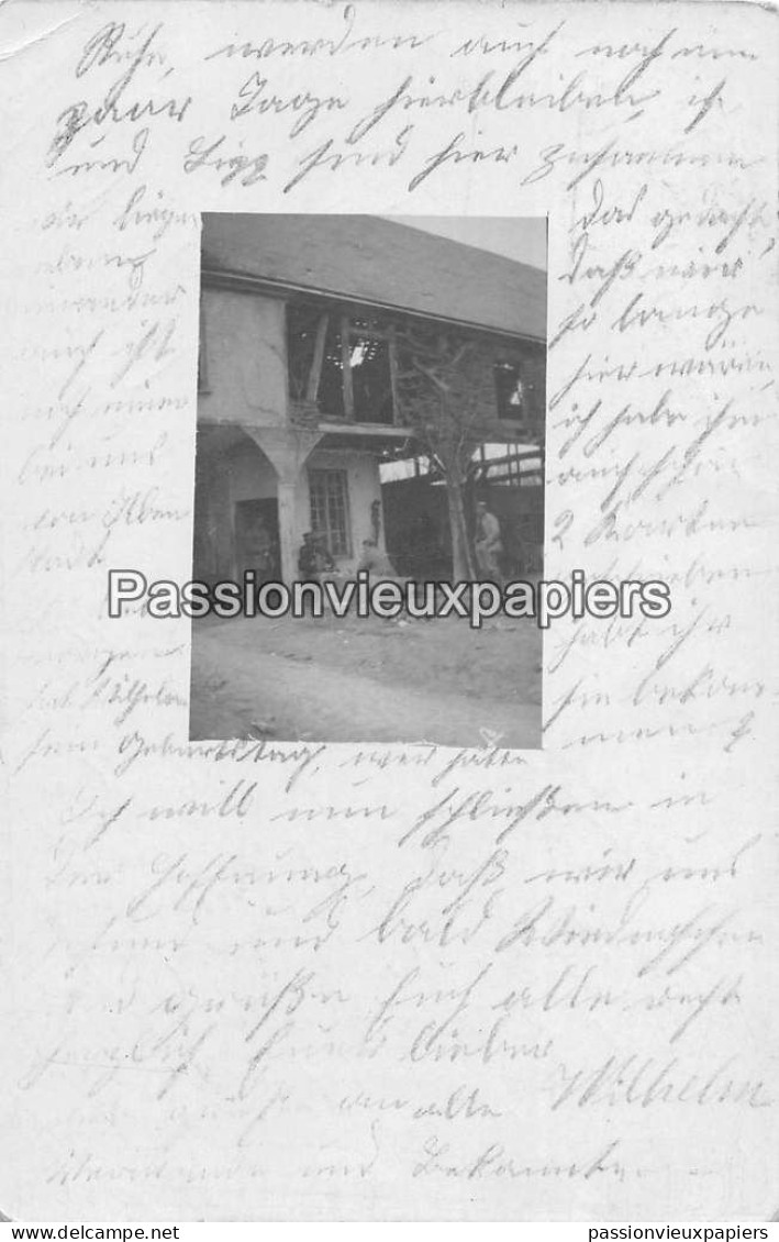 CARTE PHOTO ALLEMANDE VILLE SUR TOURBE 1915  FERME DU BOIS DE VILLE - 2 - Ville-sur-Tourbe