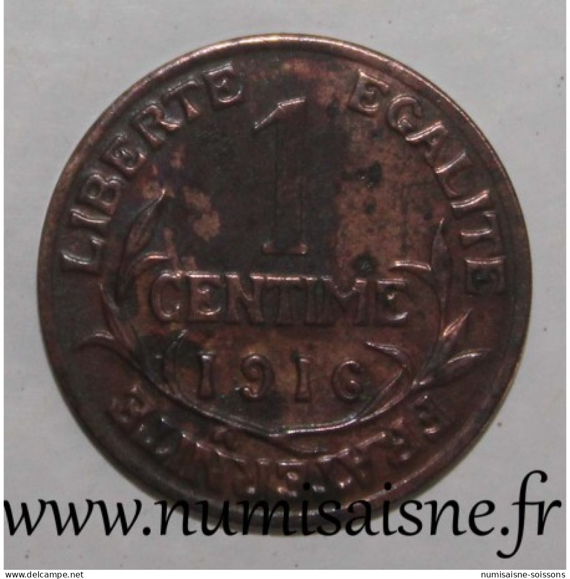 GADOURY 90 - 1 CENTIME 1916 - TYPE DUPUIS - KM 840 - TTB - 1 Centime