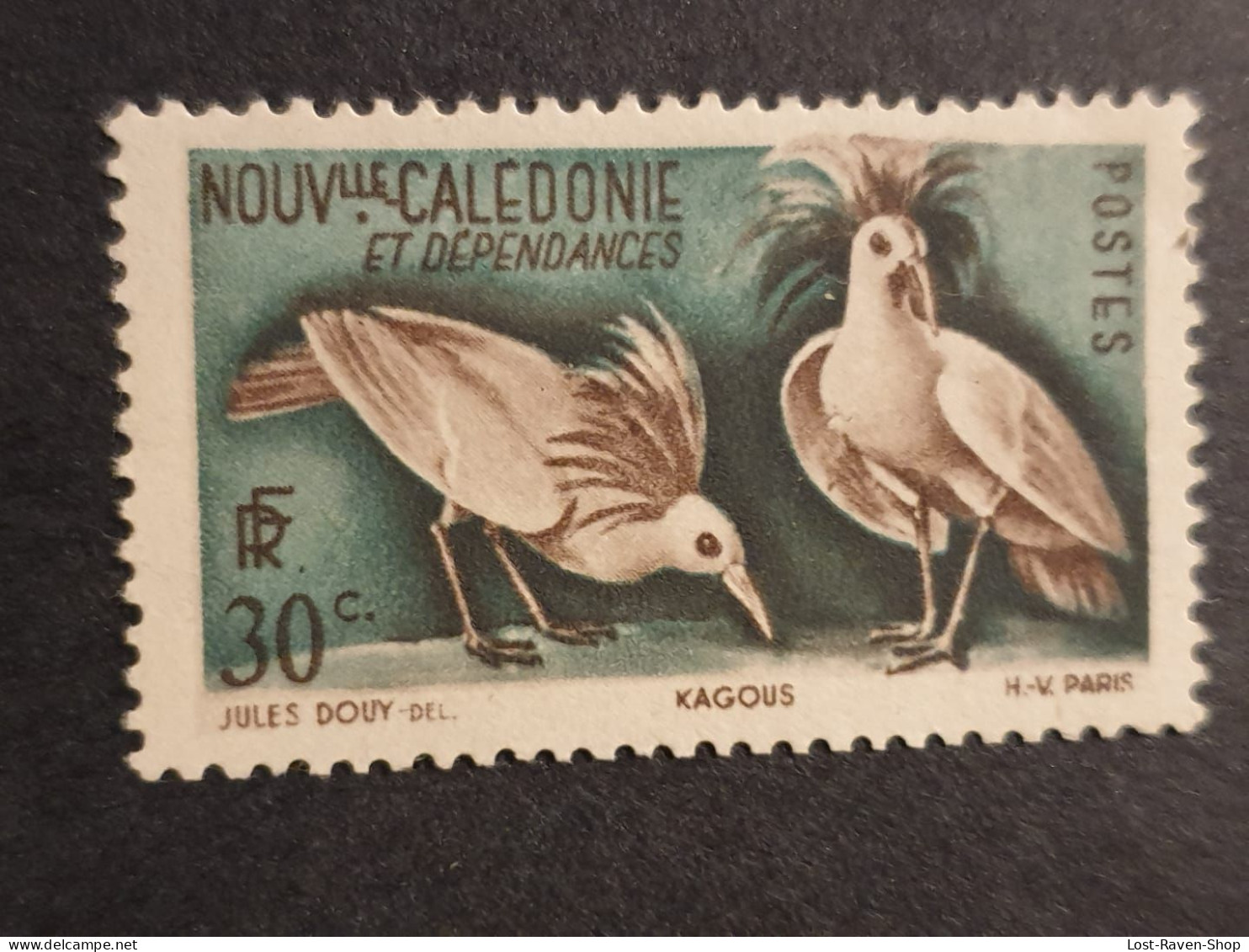 New Caledonia - 1948 - 30c - Usati