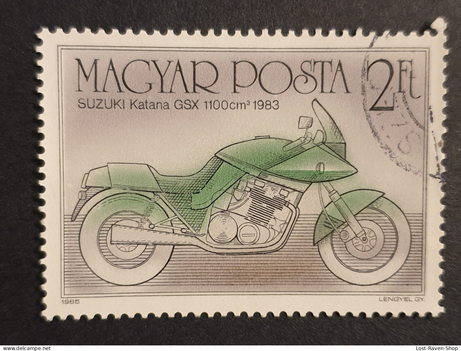 Magyar Posta - Suzuki Katana - Oblitérés