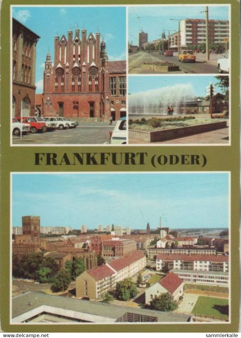 44189 - Frankfurt Oder - U.a. Rathaus, Giebelseite - 1982 - Frankfurt A. D. Oder