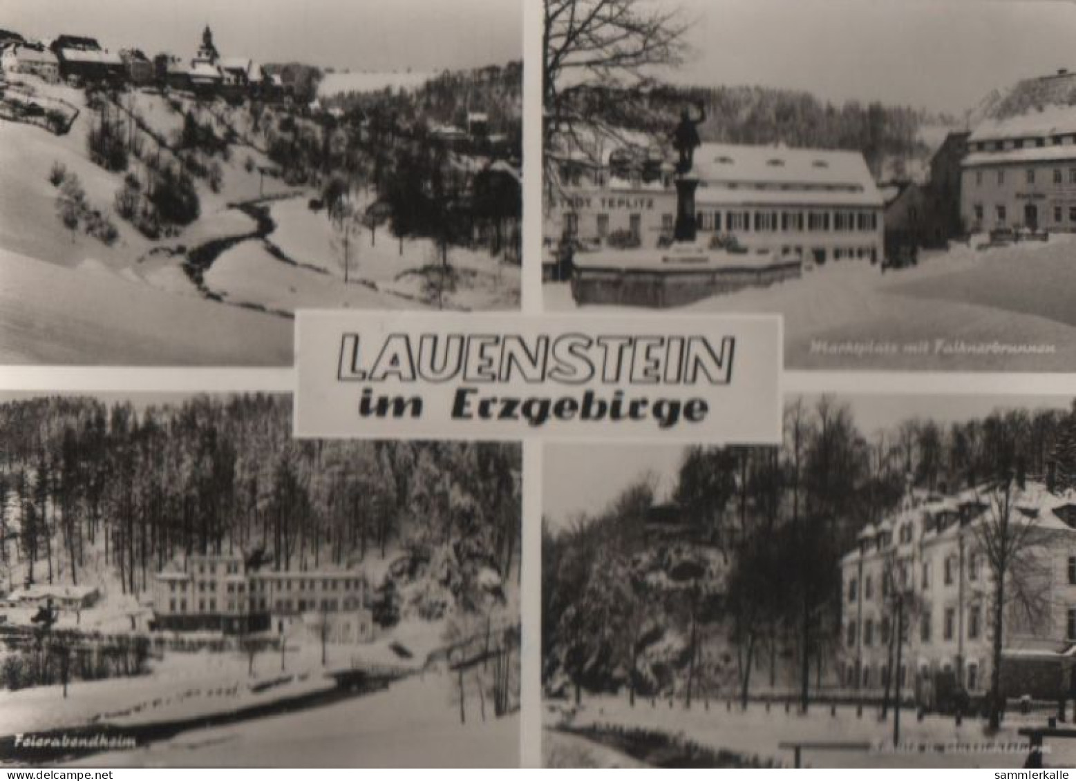55990 - Altenberg-Lauenstein - 4 Teilbilder - 1963 - Altenberg