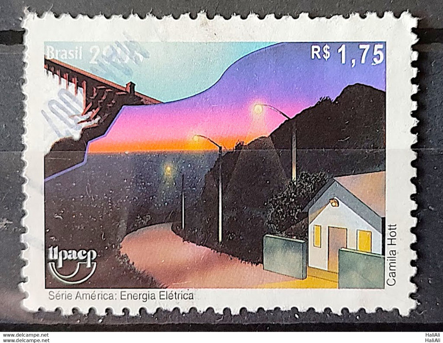 C 2667 Brazil Stamp Electric Energy UPAEP 2006 Circulated 1 - Usados