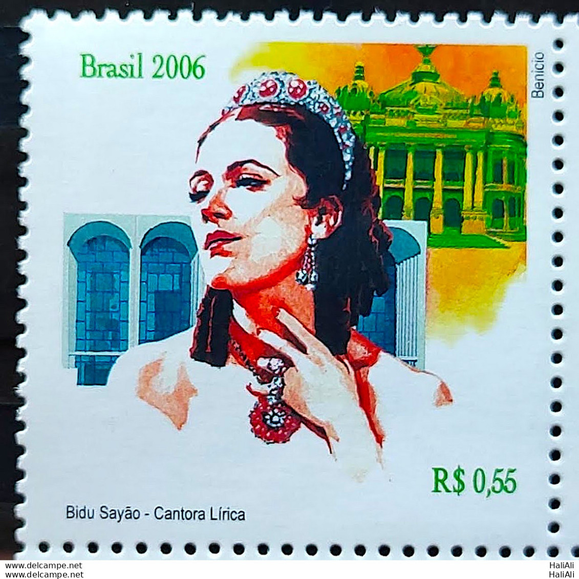 C 2648 Brazil Stamp Bidu Sayao Lyrical Music 2006 - Neufs