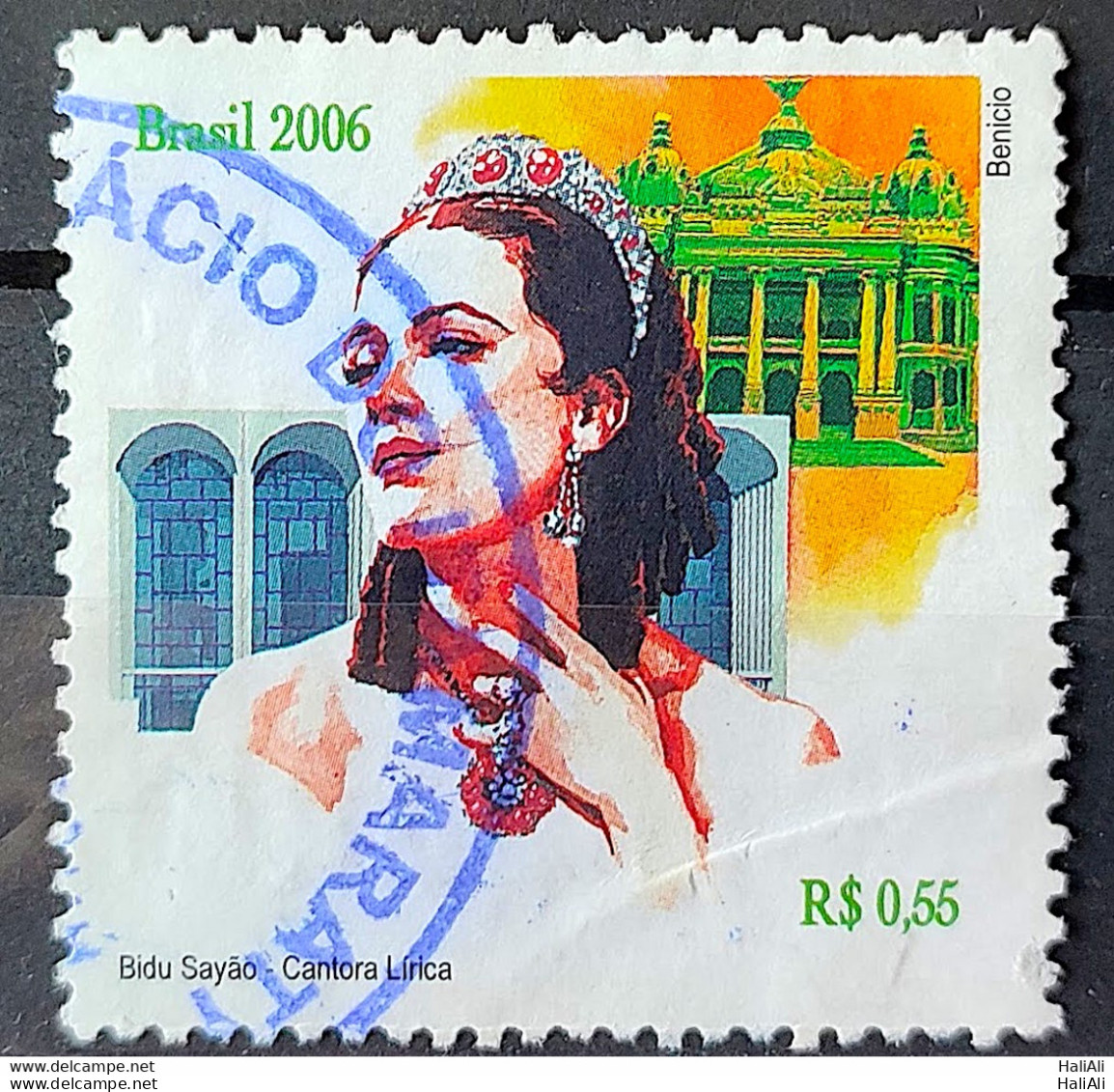 C 2648 Brazil Stamp Bidu Sayao Lirica Music 2006 Circulated 1 - Usados