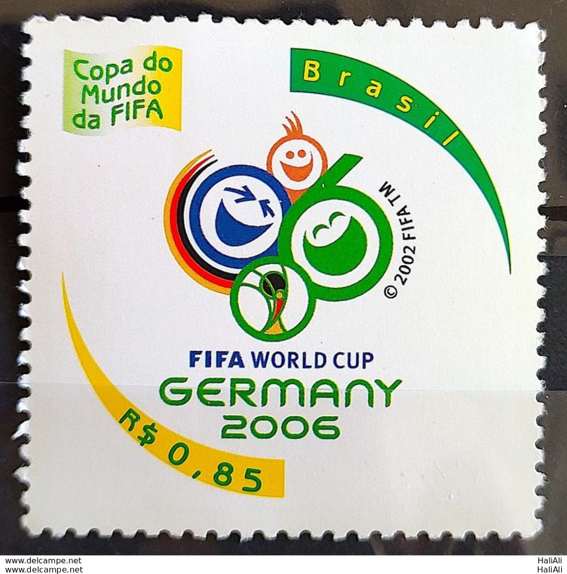 C 2647 Brazil Stamp Germany Football World Cup 2006 - Ungebraucht