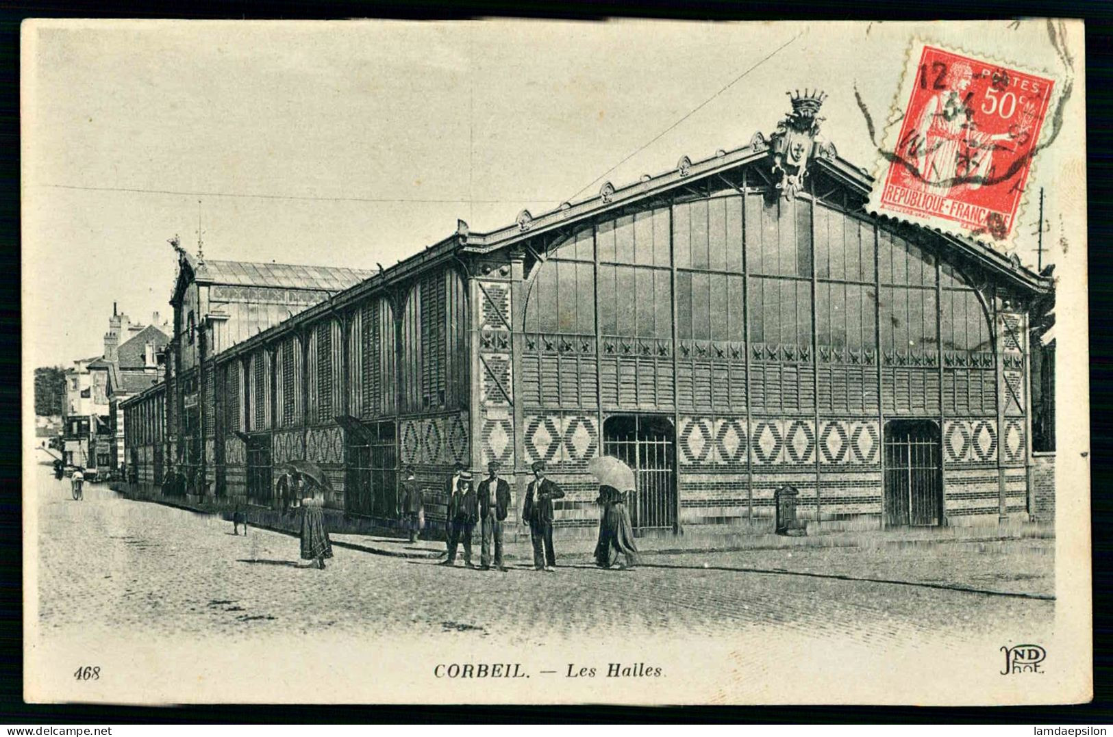 A69  FRANCE CPA CORBEIL - LES HALLES - Collezioni E Lotti