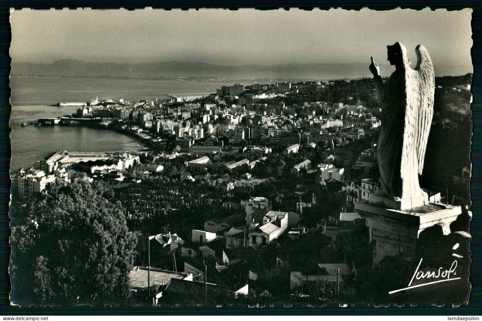 A70  ALGERIE CPSM ALGER - VUE GENERALE SUR BAB EL OUED - Collections & Lots